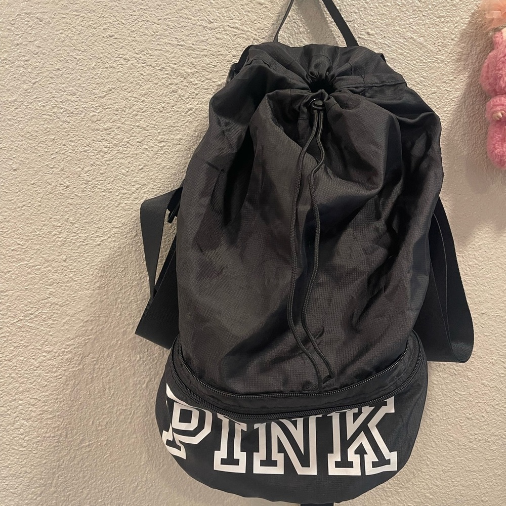 PINK Victoria's Secret Black Backpack